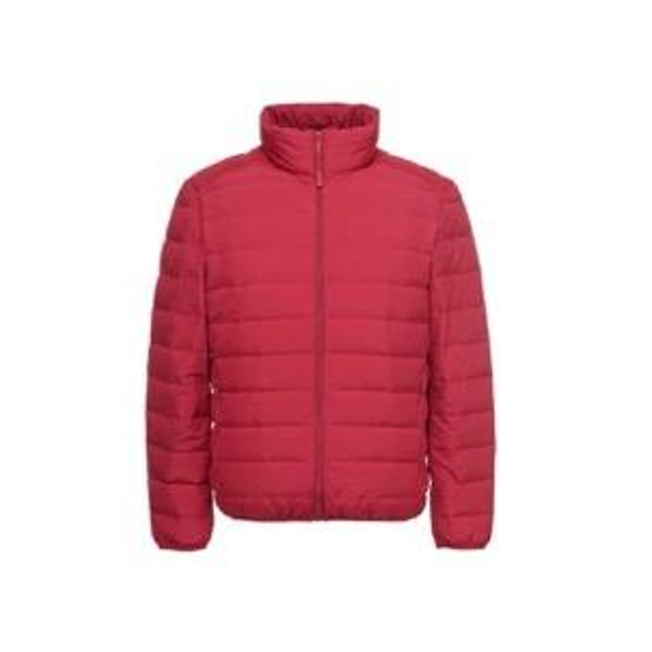 无缝一体男立领羽绒服