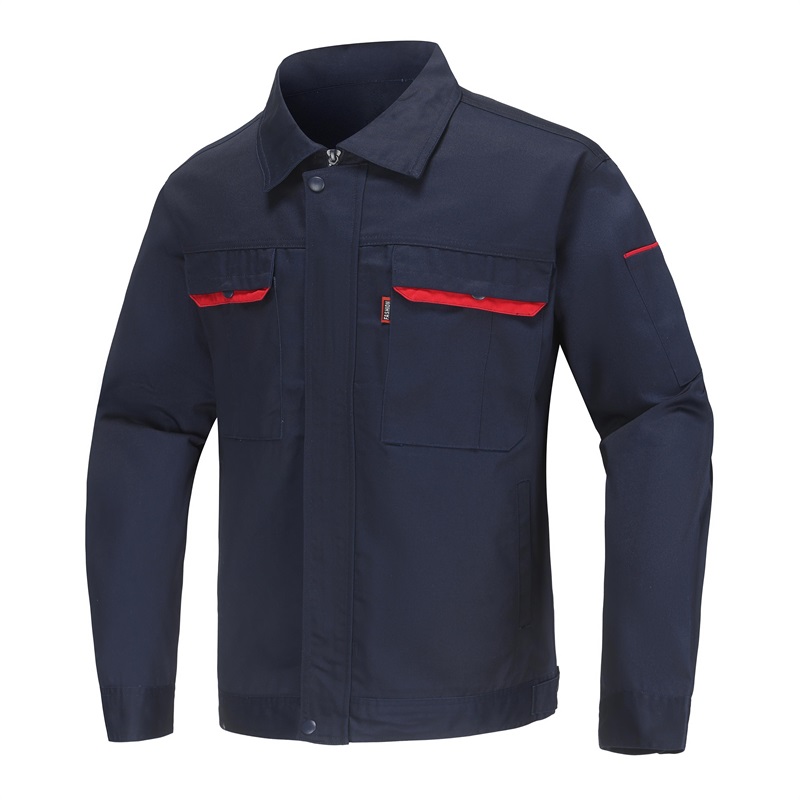 81595涤棉藏蓝色厚斜纹工作服