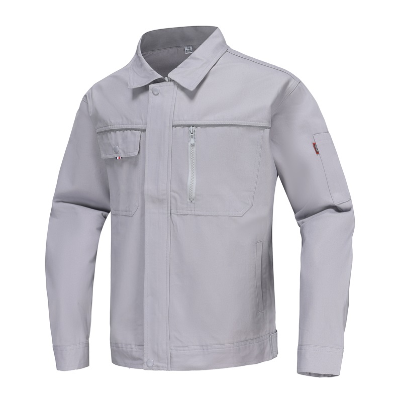 9205银灰色全棉厚斜纹工作服
