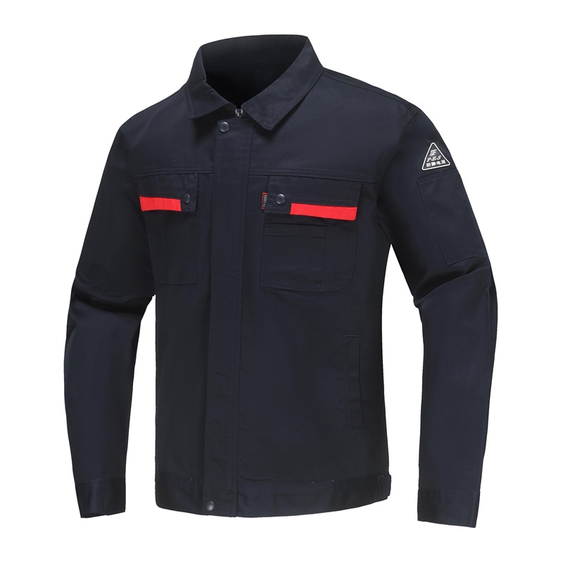 88011藏蓝色防静电单双层工作服