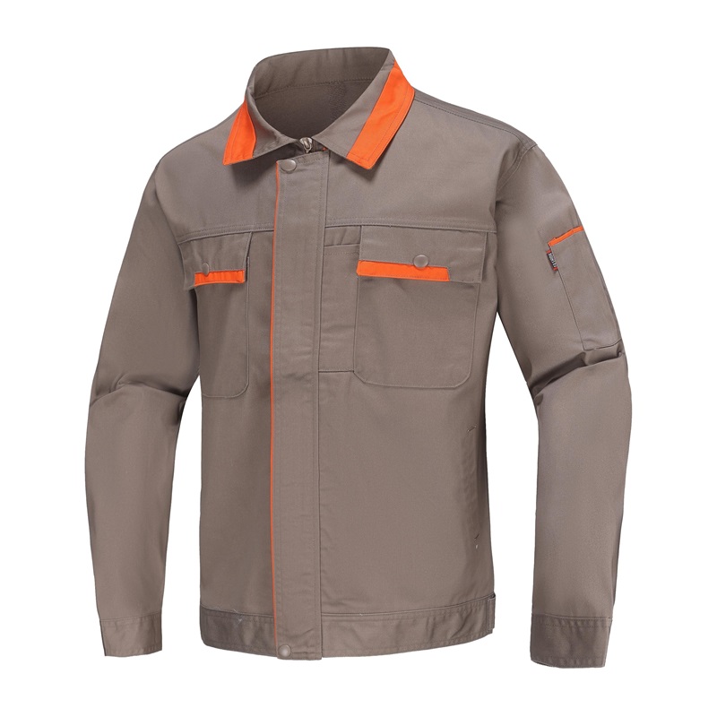 81418涤棉卡其色厚斜纹春秋季工作服