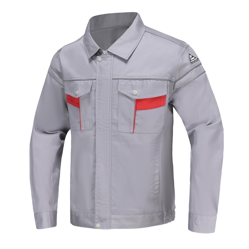 82185银灰色防酸碱防静电服